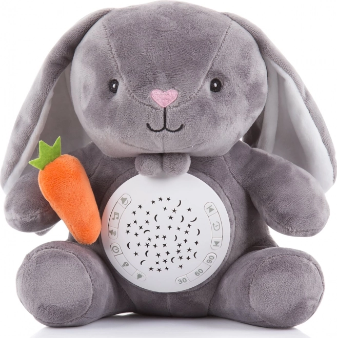 CHIPOLINO Lapin en peluche avec projecteur et musique