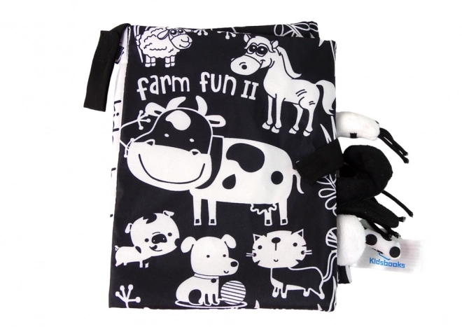 Les Animaux de la Ferme Livre Doux Noir
