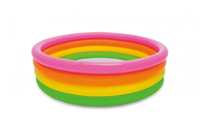 Piscine gonflable colorée - 168 cm