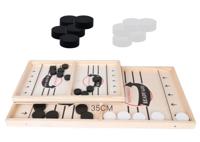 Catapulte de Hockey en Bois Jeu avec Balle 53cm