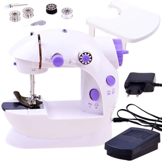 Machine à coudre mini avec pédale et table