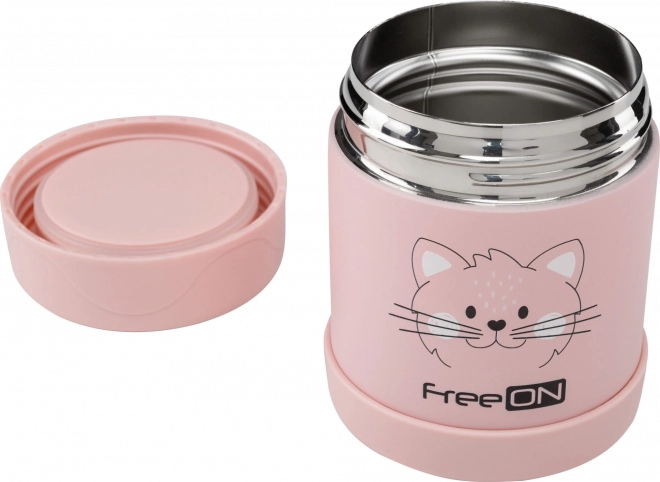 FreeON Thermo-boîte alimentaire inox 350 ml - rose