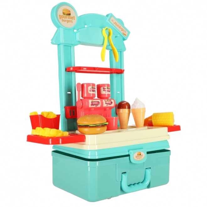 Cuisine pour enfants avec valise et accessoires
