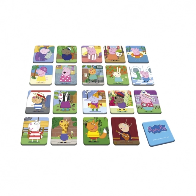 Jeu de mémoire avec Peppa Pig