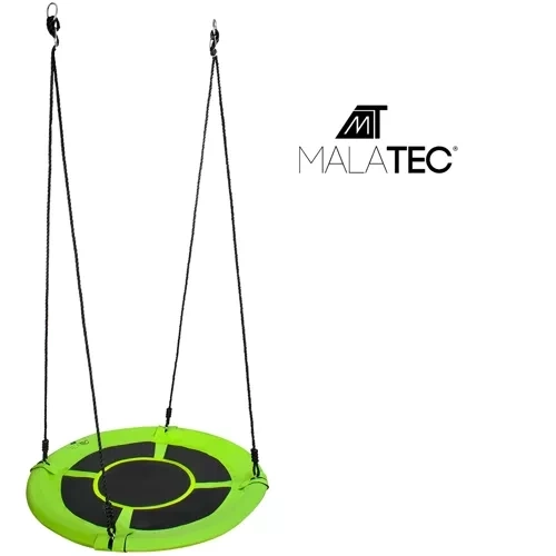 Balançoire nid de cigogne 100cm vert-noir 23514
