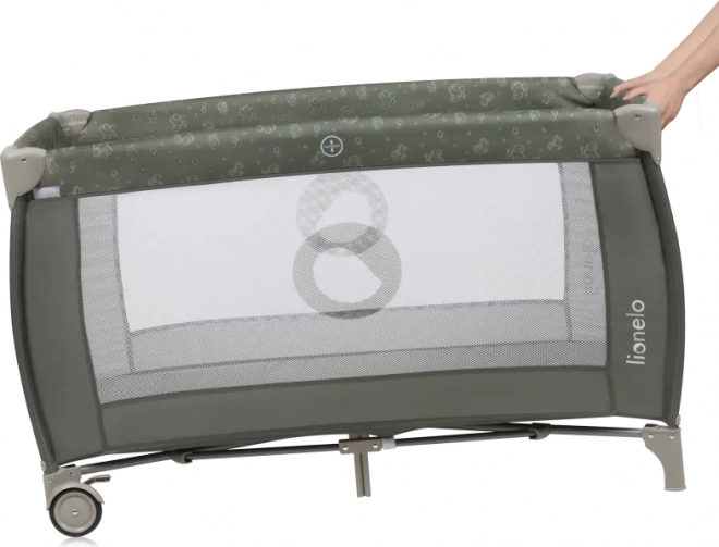 Lit de voyage Lionelo Sven Plus Beige Olive