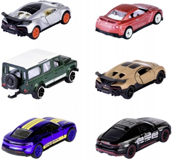 Six modèles emblématiques à l’échelle 1:64