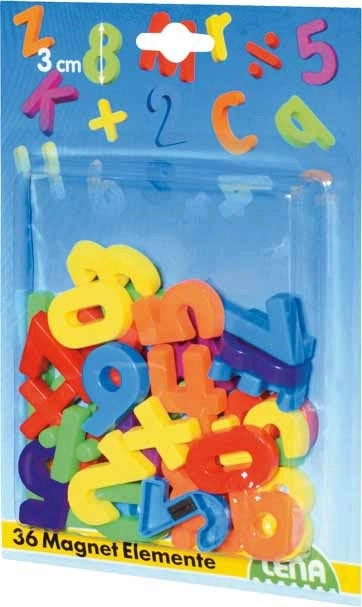 Lena chiffres magnétiques colorés (36 pcs)