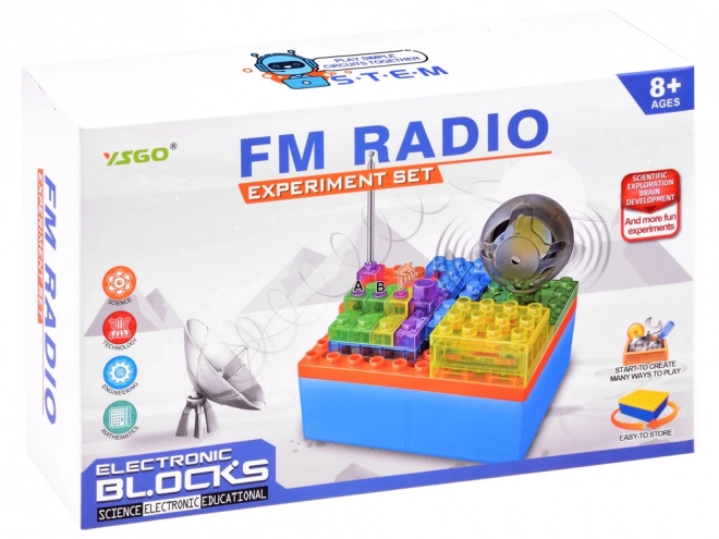 Kit d'apprentissage de construction Bâtis ta RADIO - jeu simple Petit technicien en électronique ZA3980