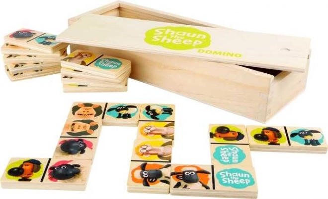 Domino en bois Mouton Shaun