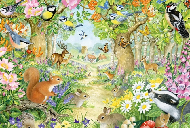 Schmidt Puzzle Dans la forêt 100 pièces