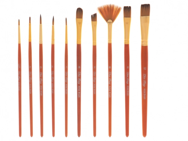 Ensemble de pinceaux scolaires de peinture 10 pcs