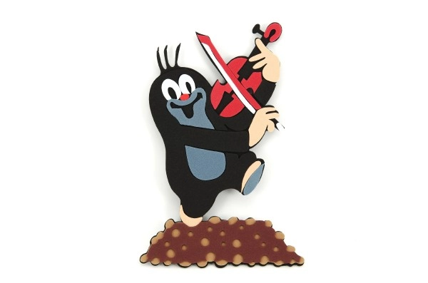 Krtek avec des violons