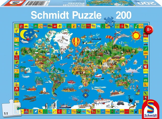 Puzzle Ton monde incroyable 200 pièces