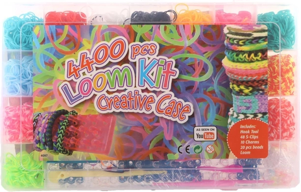 Méga coffret de bracelets loom 4400 pièces