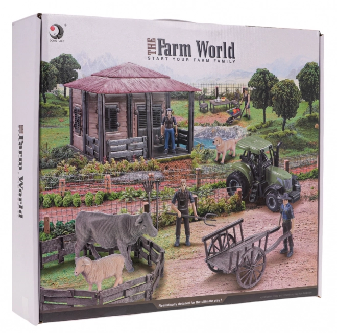 Ferme avec tracteur + accessoires