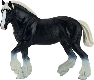 MOJO cheval Clydesdale – modèle noir