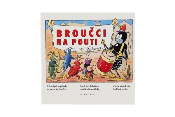 Livre cartonné Brouczki à la foire 15,5x15cm 24m+