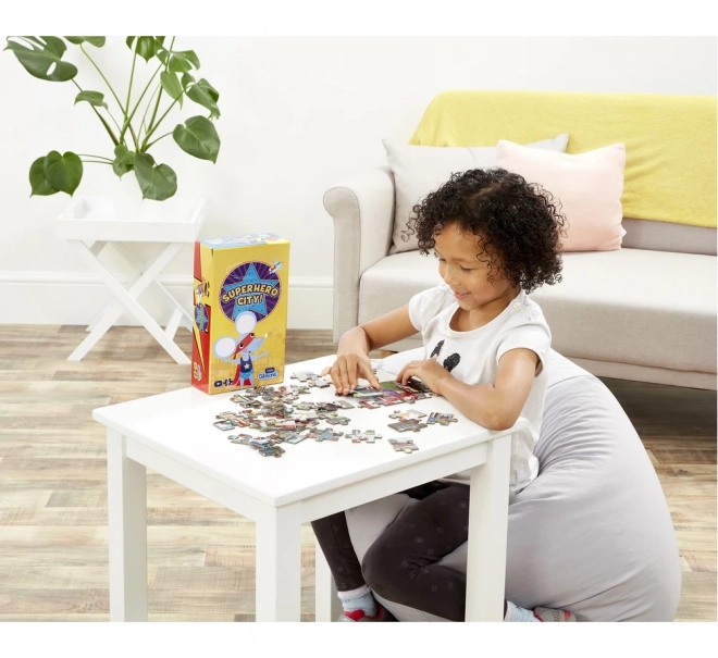 Puzzle pour enfants Superhero City 36 pièces