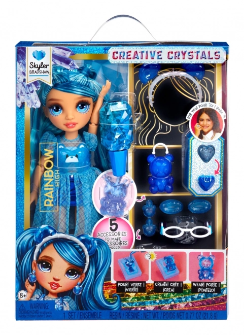Poupée Rainbow High Creative Crystals - Skyler Bradshaw