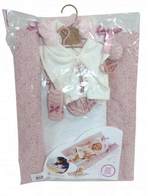 Llorens M635-44 ensemble pour poupée bébé NEW BORN taille 35-36 cm