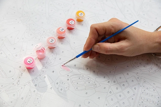 Peinture par numéros Vue depuis la fenêtre