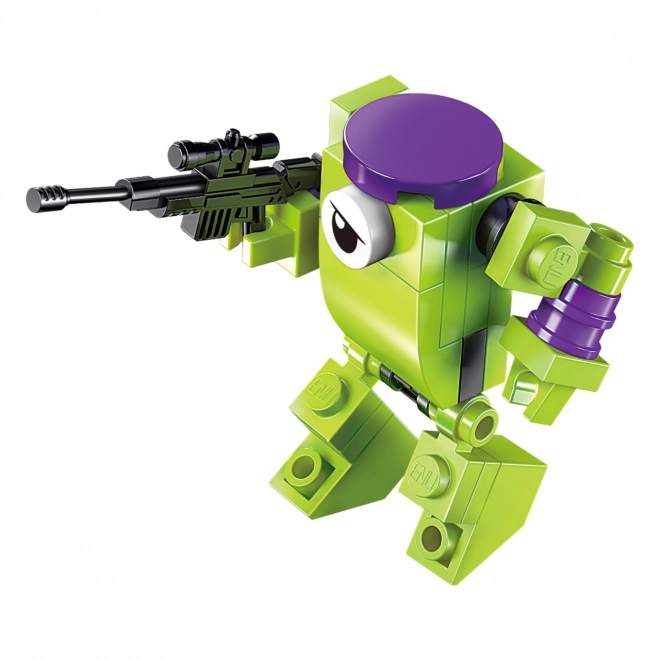 Qman Hyperfunction Tactical Unit 2101-5 Troupes de Robots 3v1