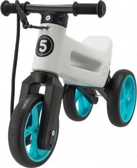 Draisienne Funny Wheels Rider SuperSport 2-en-1 avec sangle – Turquoise