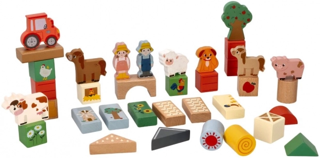 Blocs en bois - Aventures à la ferme