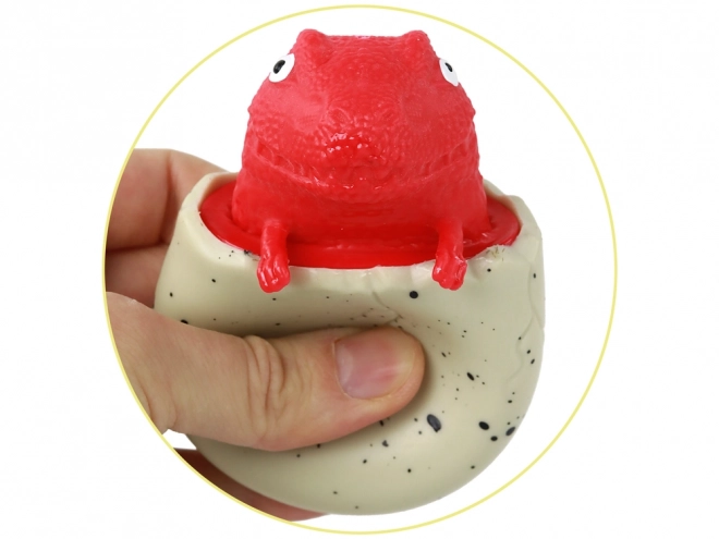 Jouet anti-stress dinosaure dans œuf Squishy