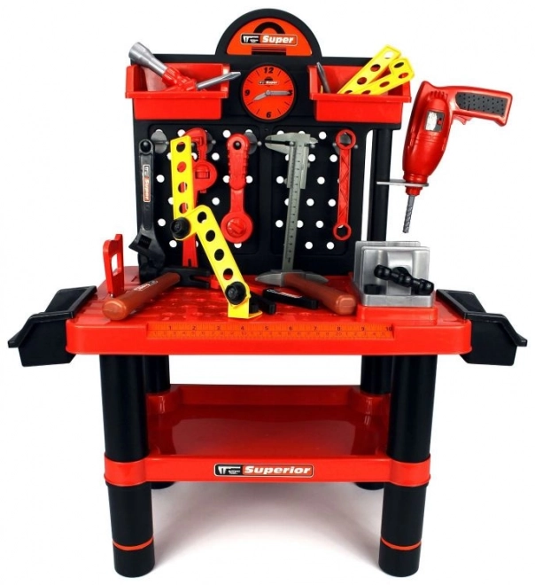 Table de travail pour enfants Superior – Ensemble de jeu avec outils
