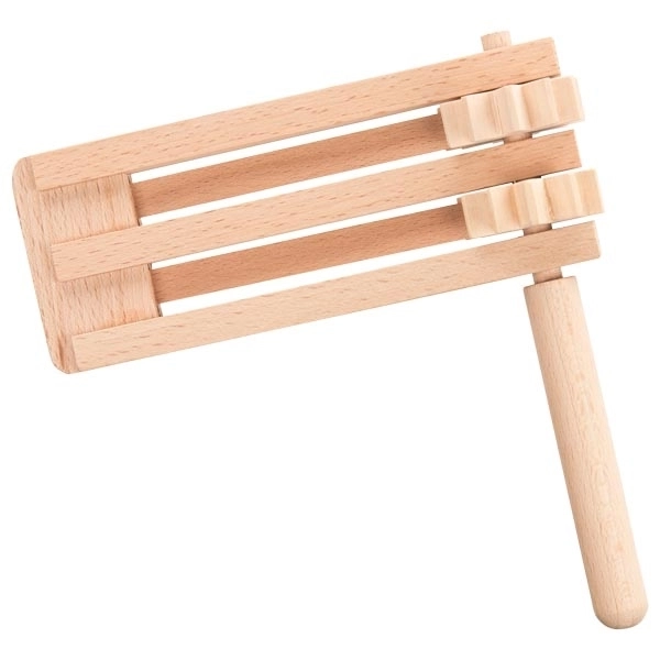 Goki Double Hochet en Bois