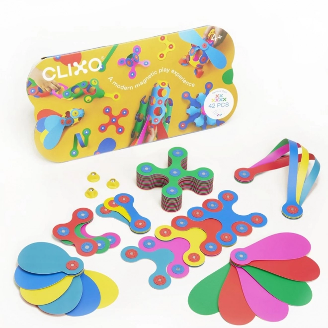 Puzzle magnétique arc-en-ciel Clixo, 42 pièces