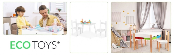 Ensemble de mobilier enfants Table + 2 chaises