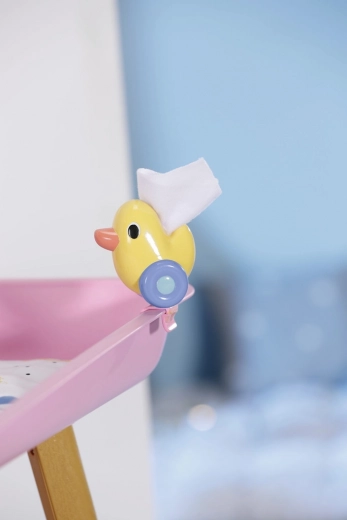 Distributeur de lingettes amovible avec petit canard