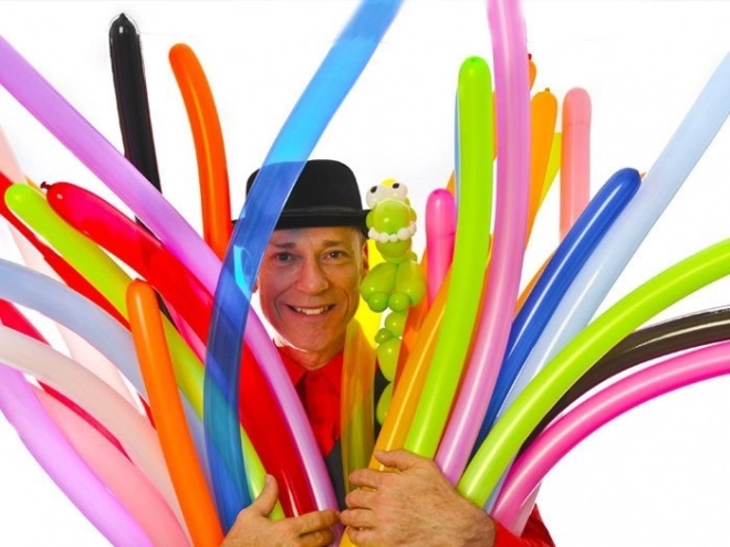 Ballons colorés pour modélisation avec pompe
