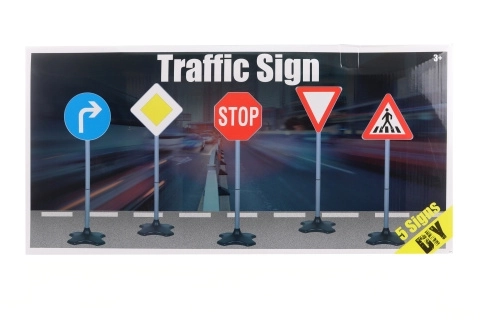 Panneaux de signalisation pour enfants - ensemble de 5 pièces