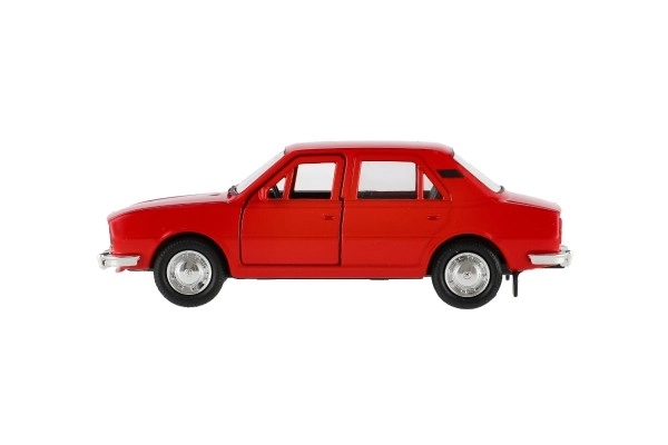 Auto Welly Škoda 105L métal/plastique 11cm 1:34-39 en roue libre 4 couleurs en boîte 15x7x7cm
