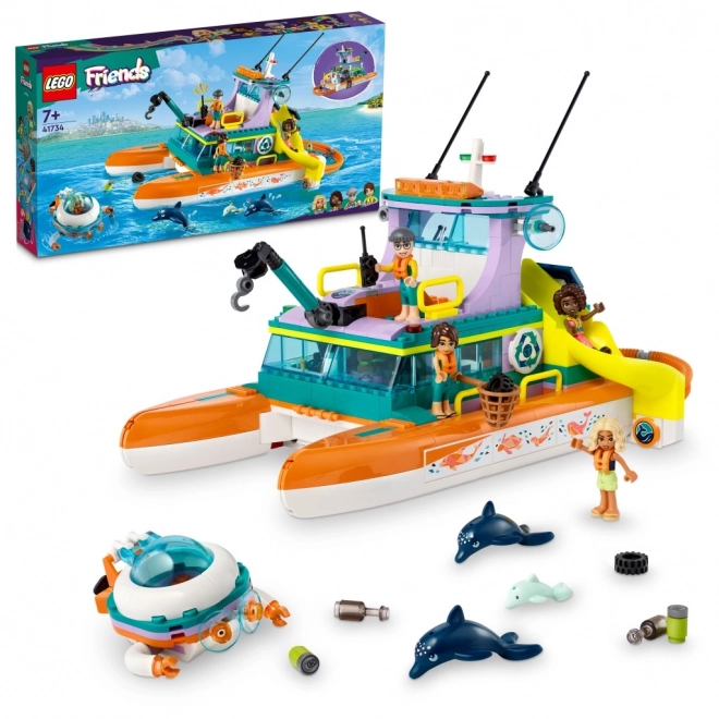 LEGO Friends bateau de sauvetage en mer