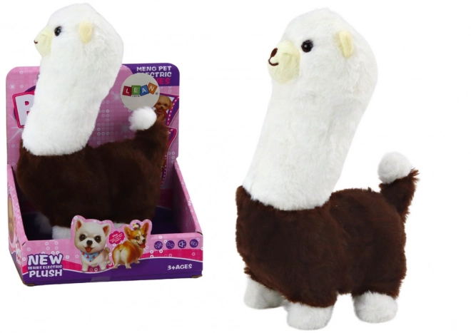 Jouet interactif Lama Alpaga 23 cm