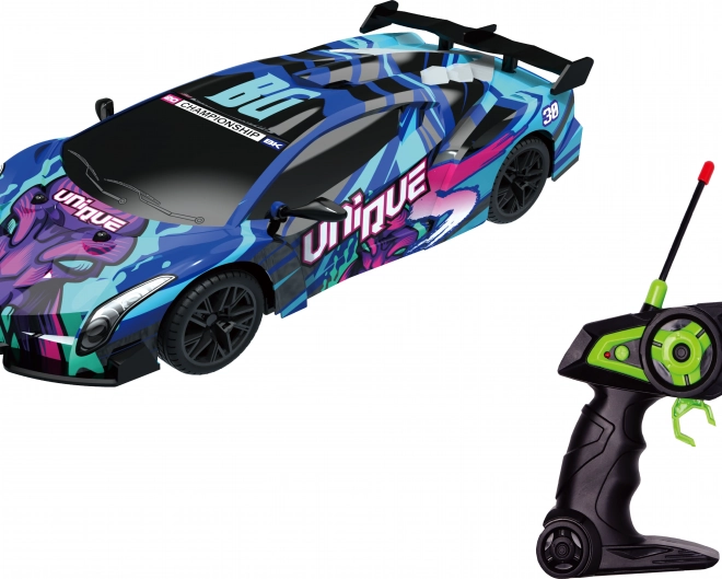 Voiture lumineuse RC télécommandée 27 cm