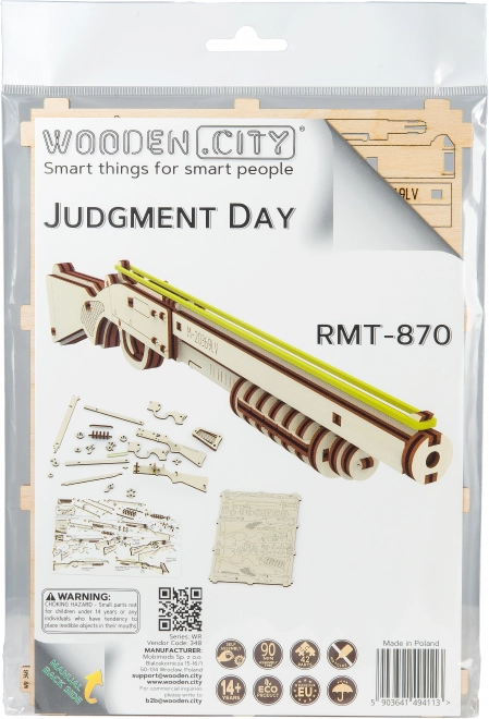 Puzzle 3D en bois WOODEN CITY Fusil Judgment Day RMT-870