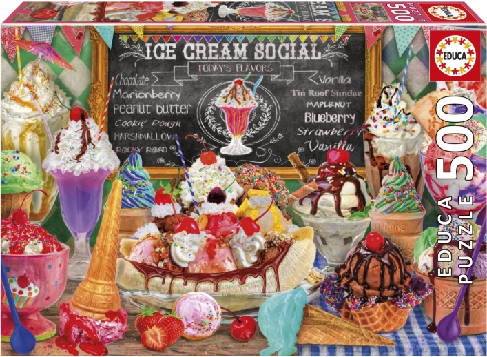 Puzzle Pâtisserie 500 pièces
