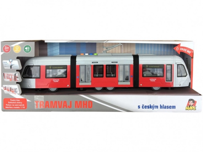 Tramway avec annonces réelles