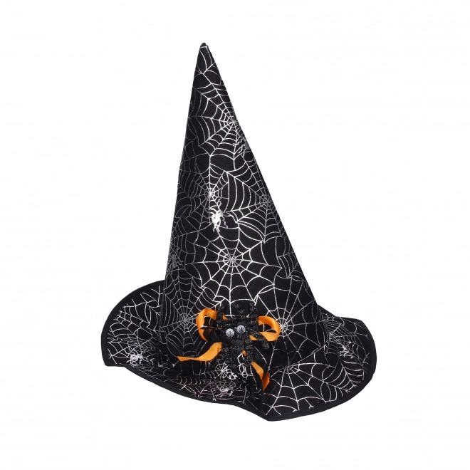 Chapeau de sorcier avec araignée 32 x 30 cm