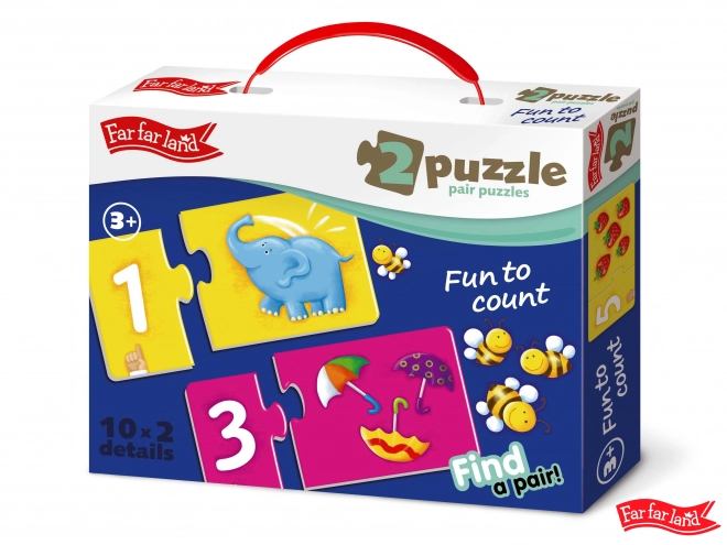 Puzzle d'appariement Far Far Land - 10 images