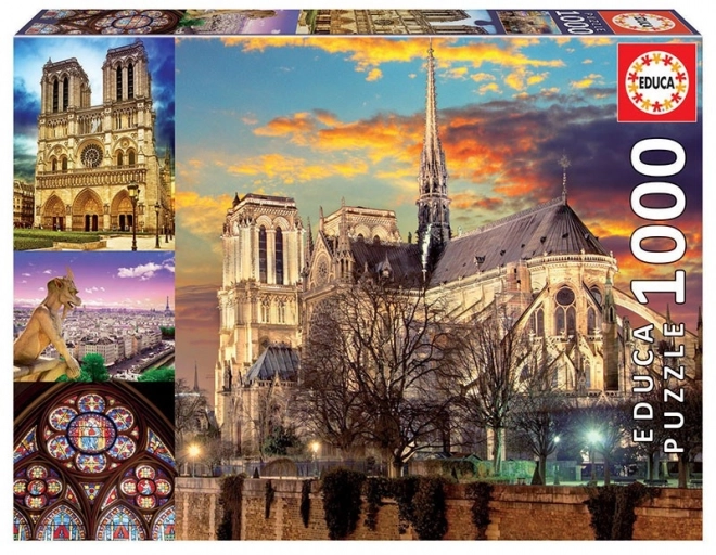 Puzzle Collage Notre Dame 1000 pièces