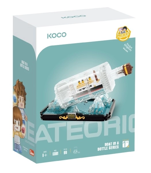 Kit de construction KOCO Titanic en bouteille