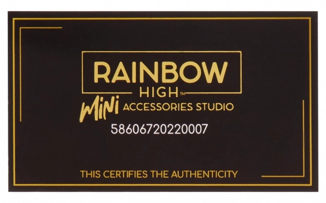 Sac Rainbow High Accessoires Studio Série 1
