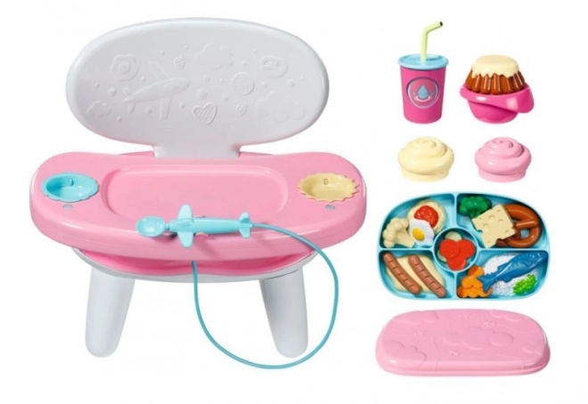 Chaise haute BABY born avec effets sonores